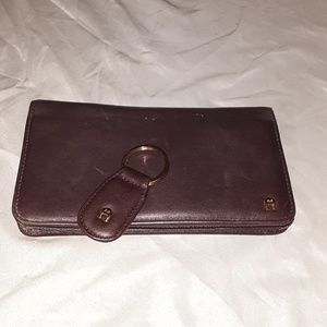 Leather wallet and keychain